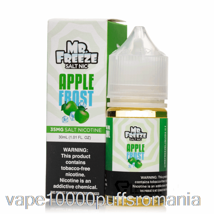 Vape Romania Apple Frost - Mr Freeze Sare - 30ml 50mg
